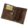 Charro Męski duży portfel skóra naturalna rozbudowany pionowy składany