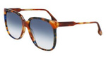 Okulary VICTORIA BECKHAM VB610SCB-212. Okulary przeciwsłoneczne, Kolor brązowy havana. Kobieta.