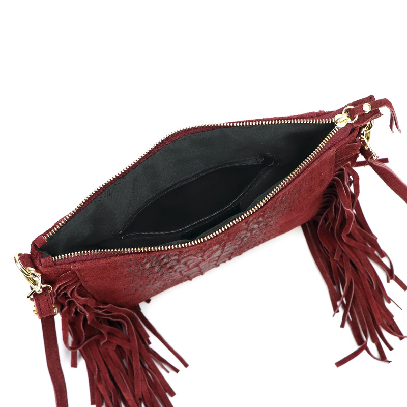 Damska torebka ze skóry naturalnej Luka 26-015 CROCO