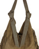 Torebka damska worek hobo bag skóra naturalna - MARCO MAZZINI czarna