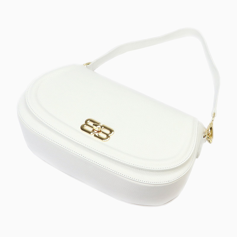 Skórzana damska listonoszka elegancka modna torebka na ramię Luka