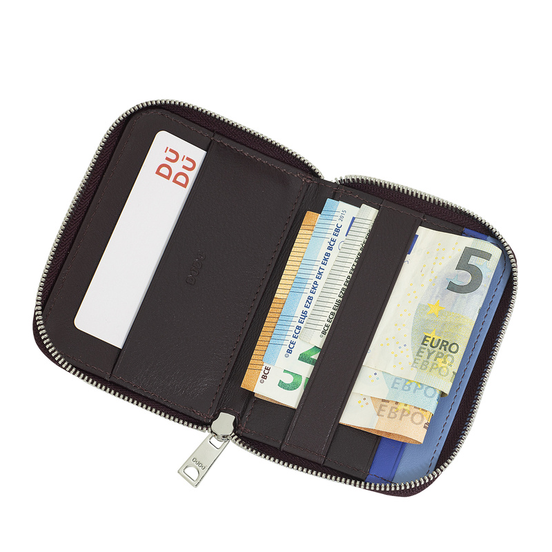 Mały męski zapinany portfel etui na karty od DuDu
