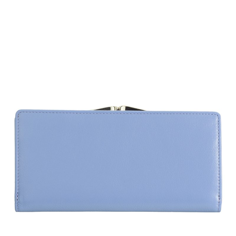 DuDu Podłużna damska portmonetka skóra naturalna podłużny duży portfel