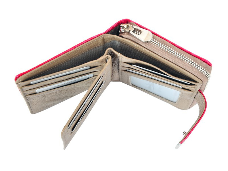 Jennifer Jones damska portmonetka skórzany portfel wzór skóra krokodyla