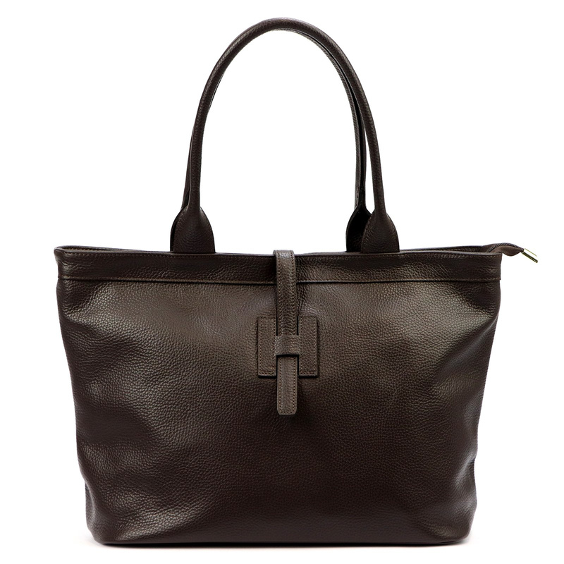 Stylowa Damska duża shopperbag skórzana elegancka torebka na ramię Luka