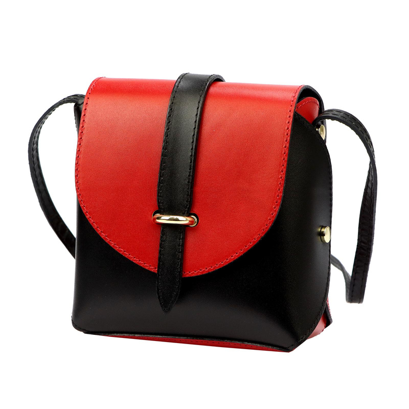 Gregorio damska listonoszka skora naturalna torebka z klapą na ramię