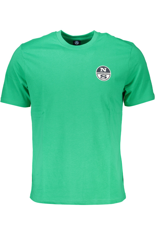 ZIELONY MĘSKI T-SHIRT Z KRÓTKIM RĘKAWEM NORTH SAILS