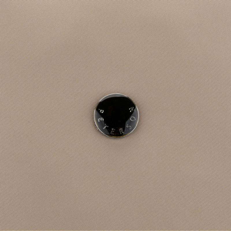 Miejski plecak damski wykonany z poliestru w kolorze ecru, wyposażony w dodatkowy pasek - Peterson