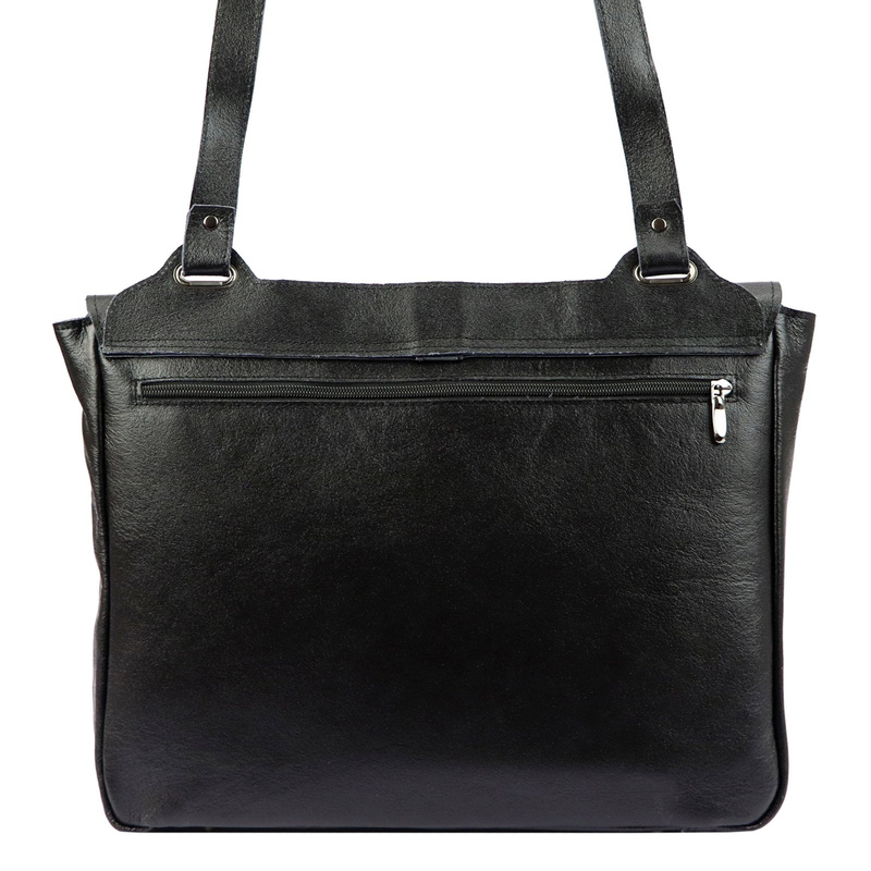 Baleine damska torba na ramię duża listonoszka skóra naturalna kieszenie