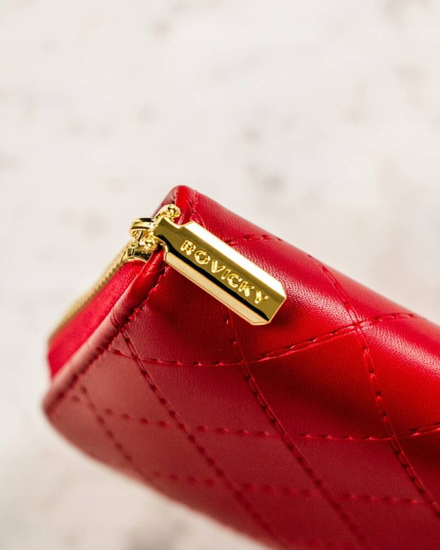 Mały stylowy portfel damski na zamek marki Rovicky