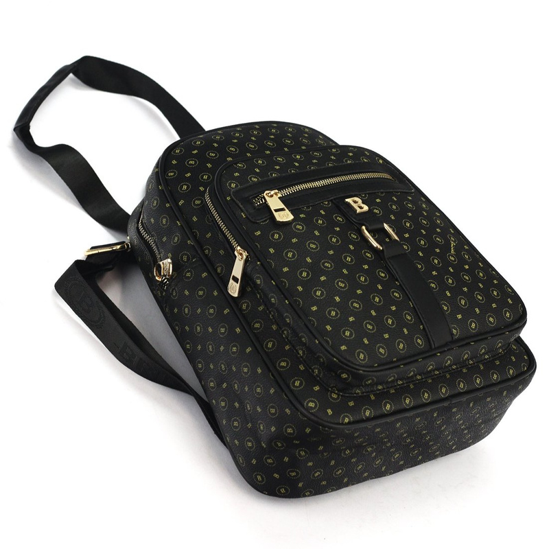 BRICIOLE damski plecak skóra ekologiczna miejski z kieszeniami pojemny