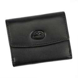 Skórzany damski mały portfel zatrzask portmonetka EL FORREST RFID