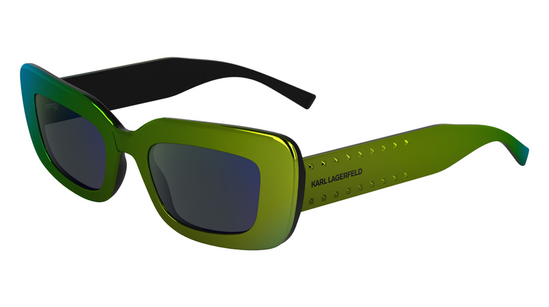 Okulary KARL LAGERFELD KL6164S-300. Okulary przeciwsłoneczne, Kolor zielony. Kobieta.