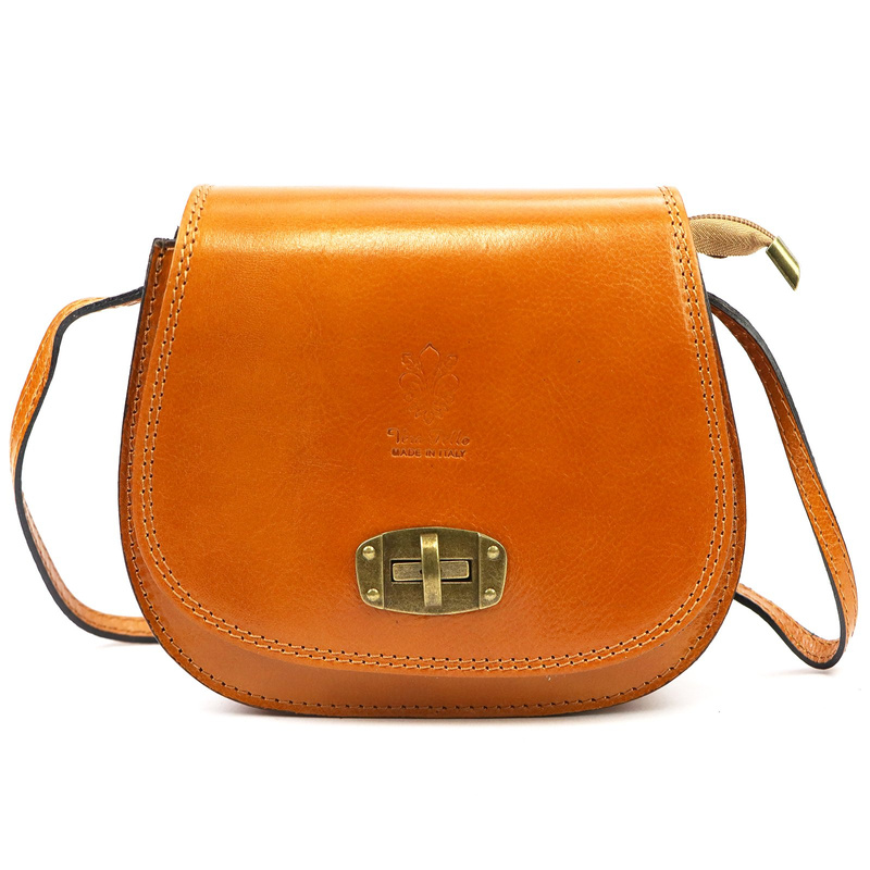 Gregorio Klasyczna damska listonoszka skóra naturalna torebka na ramię