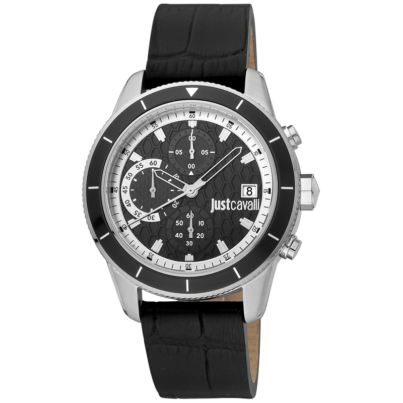 Zegarek JUST CAVALLI JC1G215L0015. Kwarcowy, Kolor czerwony. Mężczyzna.