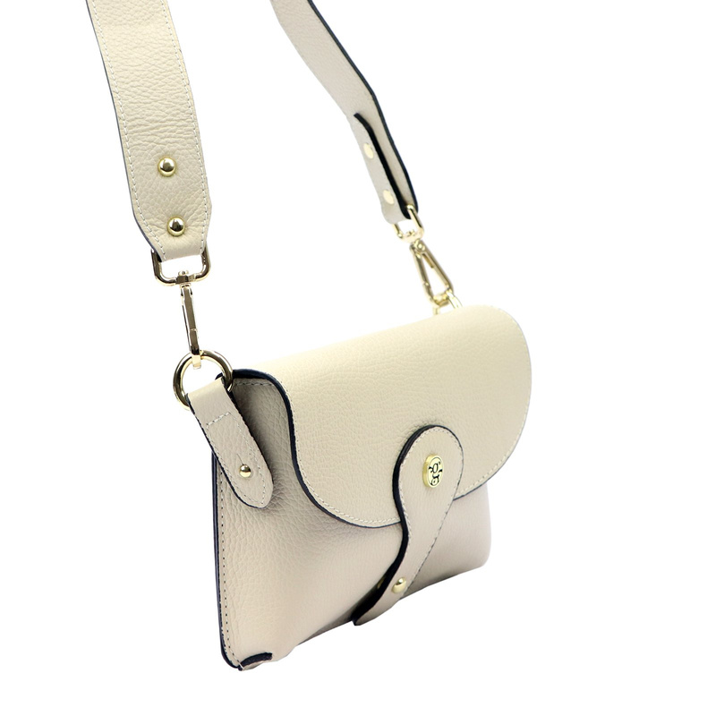 Gregorio mała listonoszka damska skóra naturalna stylowa torebka na ramię