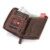 Skórzany męski portfel Peterson PTN 340 2-1-4 HUNTER