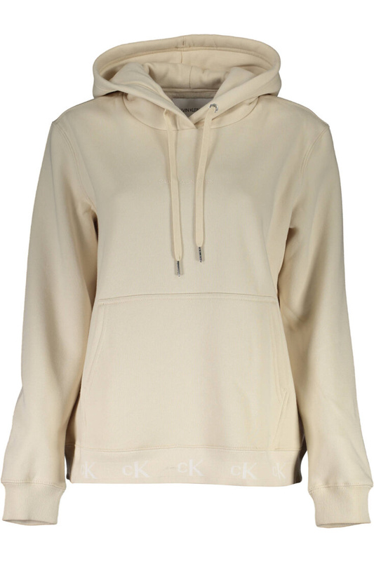 CALVIN KLEIN BLUZA BEZ ZAMKA DAMSKA BEŻOWA