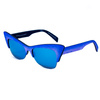 Okulary ITALIA INDEPENDENT 0908-021-017. Okulary przeciwsłoneczne, Kolor niebieski. Kobieta.