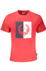 CZERWONY T-SHIRT MĘSKI Z KRÓTKIM RĘKAWEM GIAN MARCO VENTURI