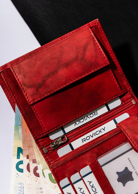 Skórzany męski portfel Wild N4-CHM-NL RFID