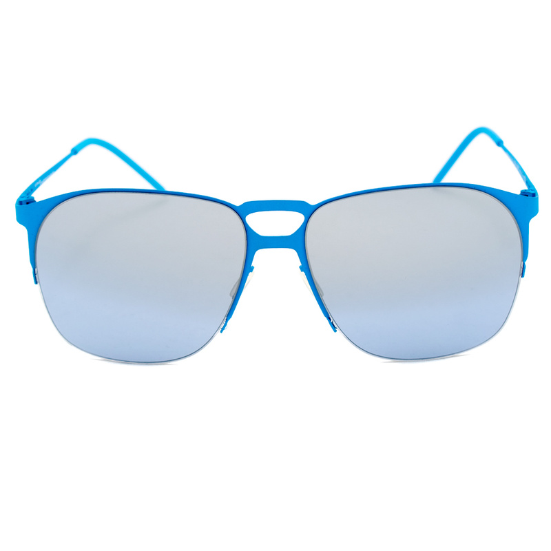 Okulary ITALIA INDEPENDENT 0211-027-000. Okulary przeciwsłoneczne, Kolor niebieski. Kobieta.