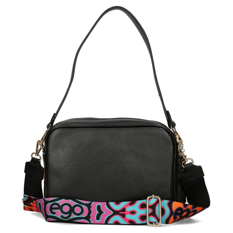 EGO listonoszka damska skóra naturalna torebka przez ramię z kieszeniami