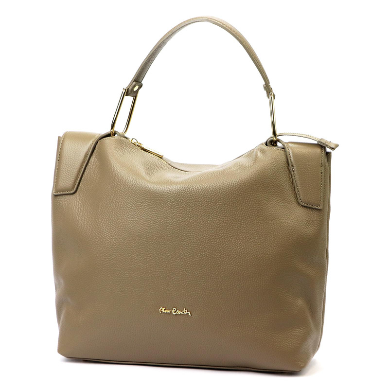 Duża Skórzana damska shopperbag od Pierre Cardin
