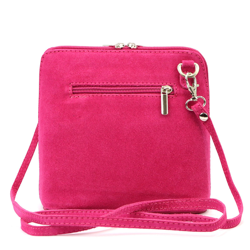 Barberinis Zamszowa skórzana mała damska listonoszka z organizerem na ramię