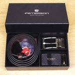 Meski zestaw prezentowy skóra naturalna Peterson PTN KL-B001-S001-D