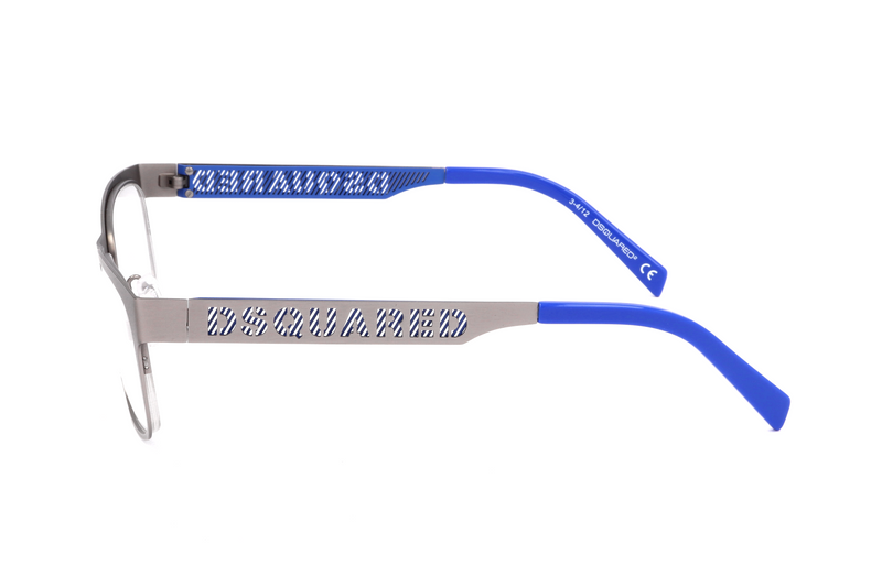 Okulary DSQUARED2 DQ5097-015-52. Okulary, Kolor srebrny. Mężczyzna.