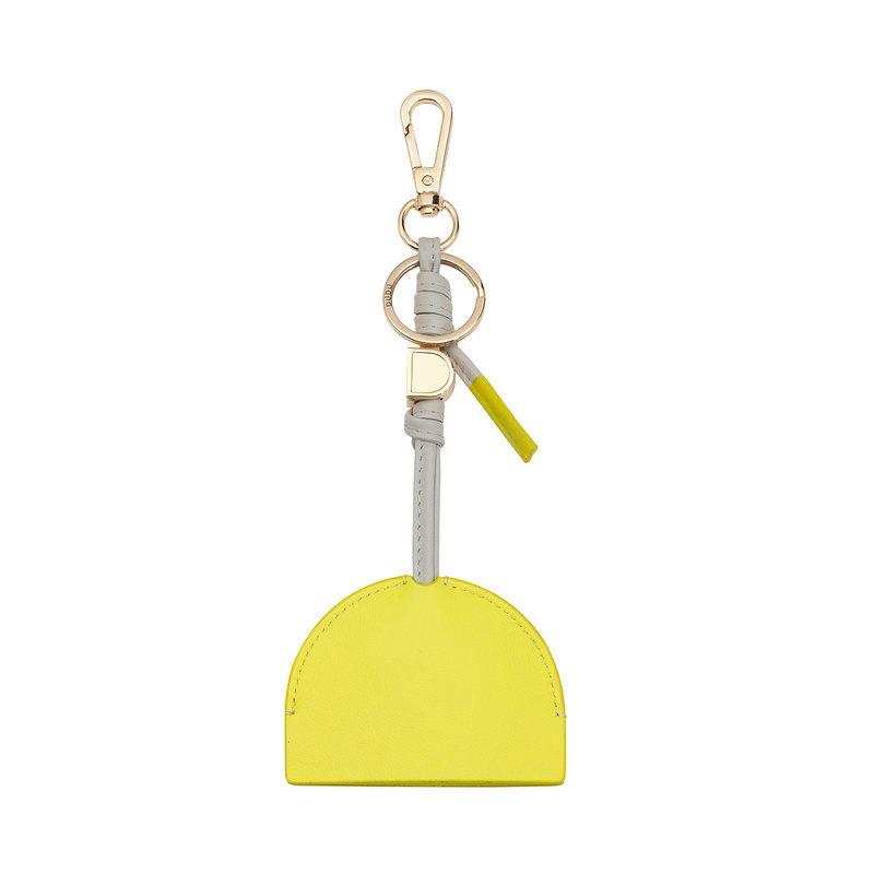 DuDu brelok do kluczy skóra naturalna zawieszka z karabińczykiem