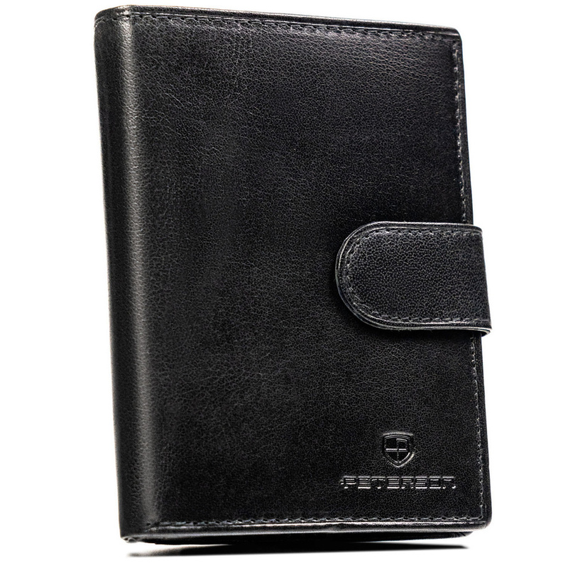 Skórzany męski portfel Peterson PTN N4L-BUF