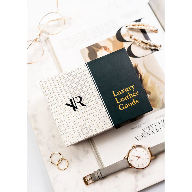 Zgrabna damska portmonetka skórzana z RFID Rovicky