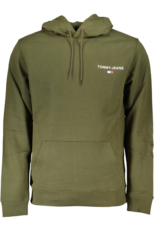 ZIELONA BLUZA MĘSKA TOMMY HILFIGER BEZ ZAMKA