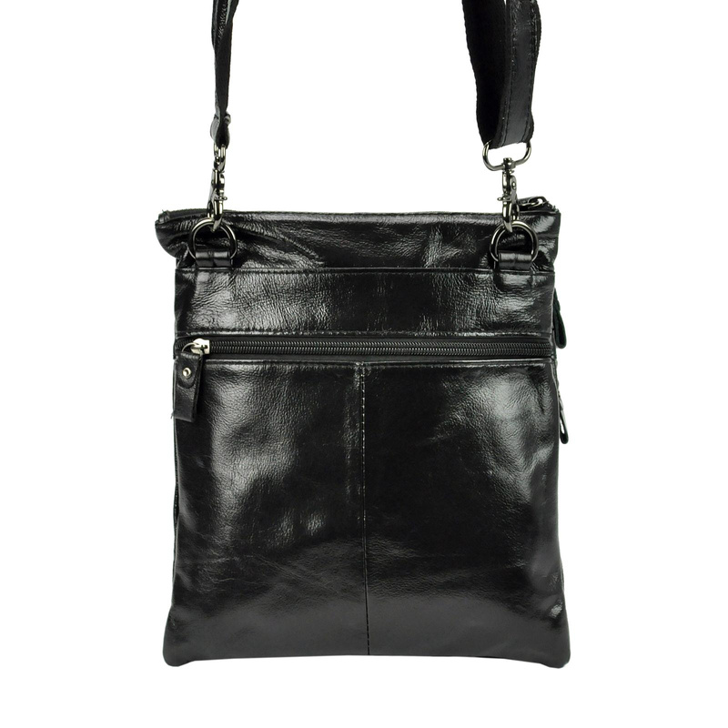 Giorgio męska saszetka torba na ramię skóra naturalna kieszenie