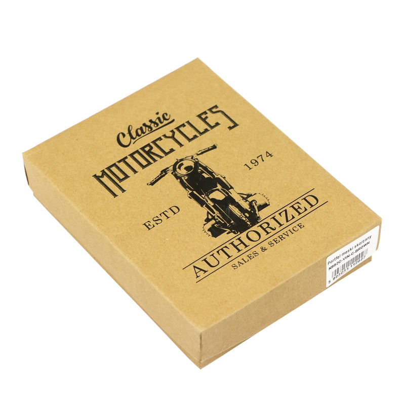 Skórzany męski portfel Peterson PTN N4C-02-HWM