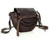 Marco Mazzini Torebka listonoszka skórzana saddle bag brąz caffe