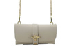 Torebka kopertówka na łańcuszku - Beżowa jasna