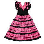 Dodatek FLAMENCO VS-NPINK-LN12. Sukienka, Kolor . Dziecko.