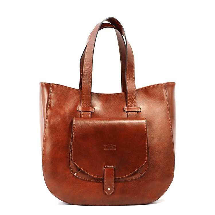 Torebka skórzana na ramię duża damska shopperbag