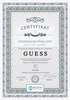 Okulary GUESS GU7639-32W. Okulary przeciwsłoneczne, Kolor złoty. Kobieta.