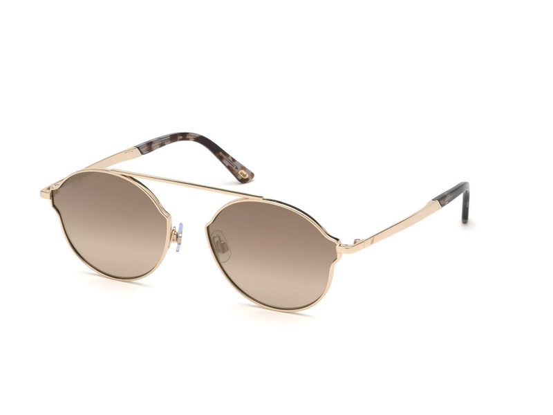 Okulary WEB EYEWEAR WE0243-32G. Okulary przeciwsłoneczne, Kolor złoty. Unisex.