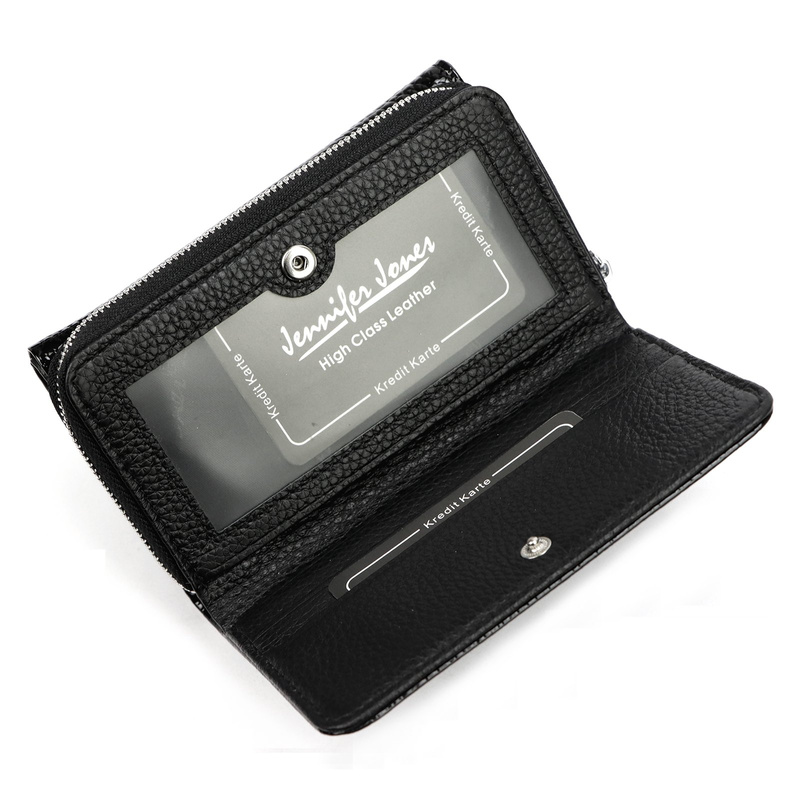 Jennifer Jones damski portfel skórzany wzór skóra krokodyla portmonetka