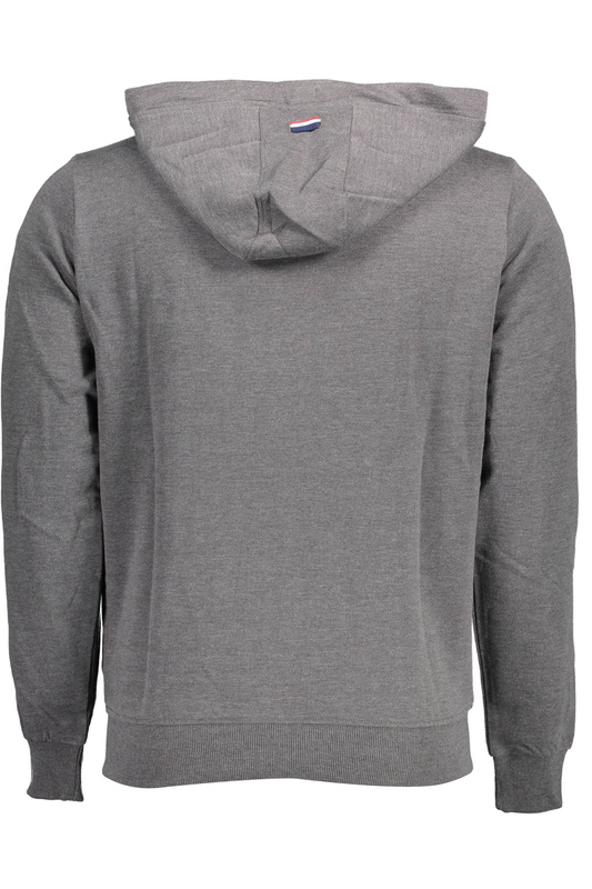 BLUZA US POLO Z ZAMKIEM SZARA MĘSKA