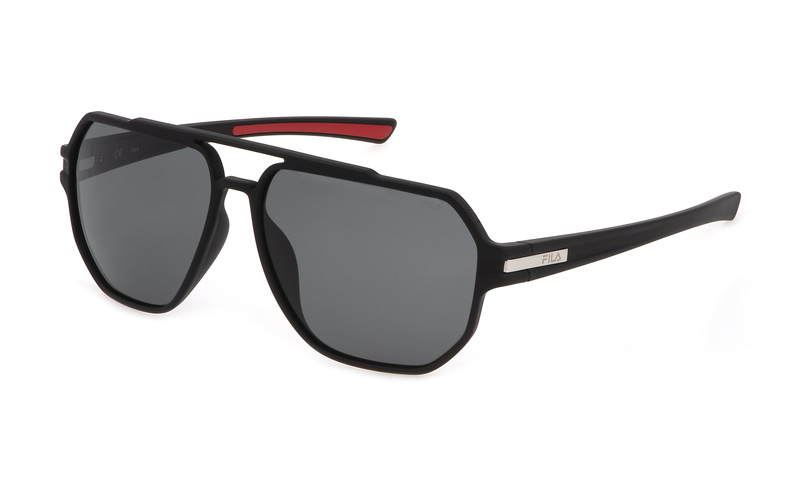 Okulary FILA SFI301-60U28P. Okulary przeciwsłoneczne, Kolor czarny. Mężczyzna.