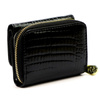 Gregorio mała portmonetka damska skóra naturalna portfel skóra krokodyla