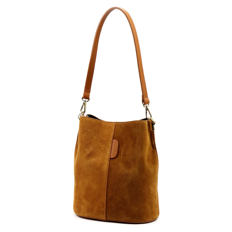 skóra zamsz Damski torebki skórzane Luka 24-096