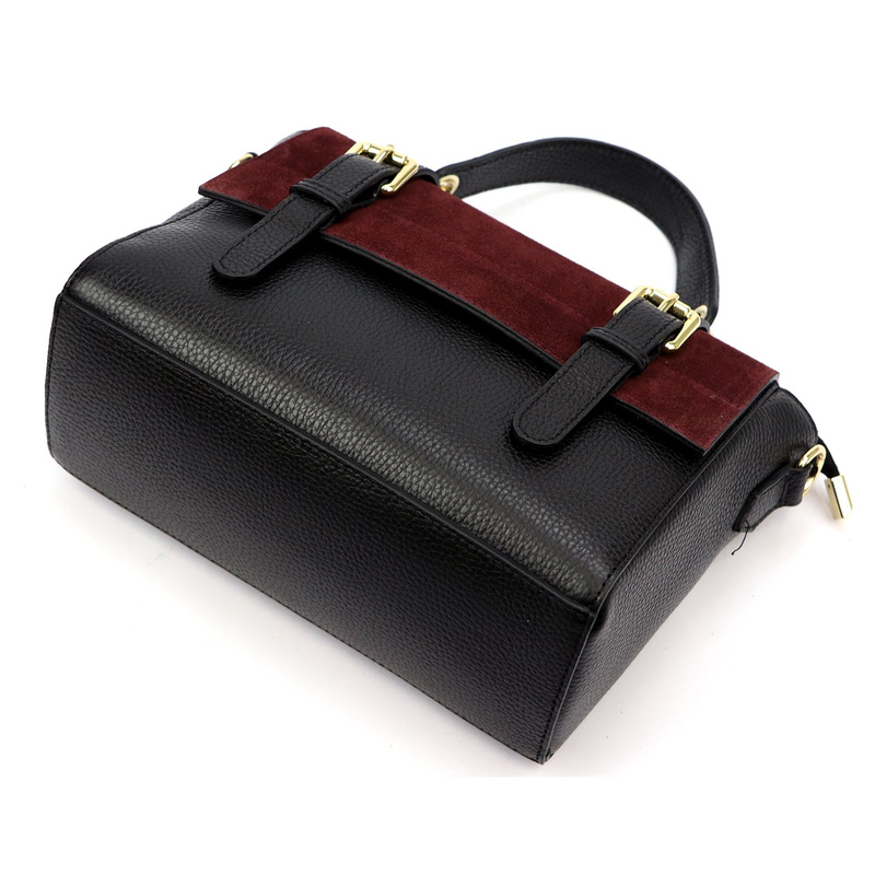 Luka klasyczna damska listonoszka ze skóry naturalnej torebka na ramię