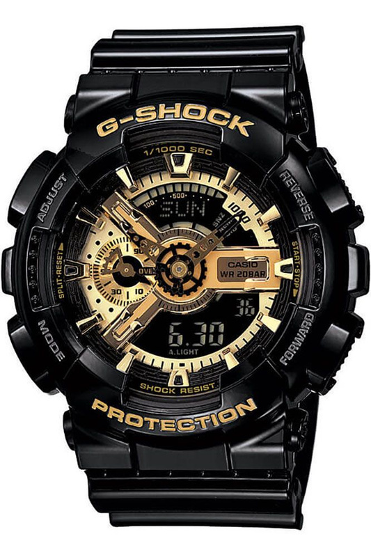 Zegarki marki Casio model GA-110. Kolor Czarny, Akcesoria Męskie. sezon: Cały rok